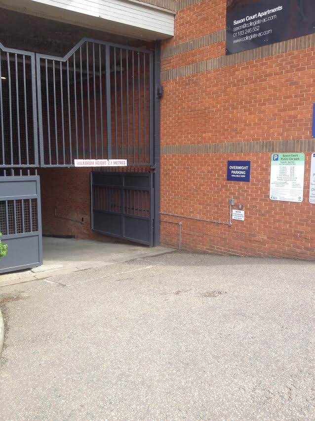 Reading Saxon Court Car Park Green Parking